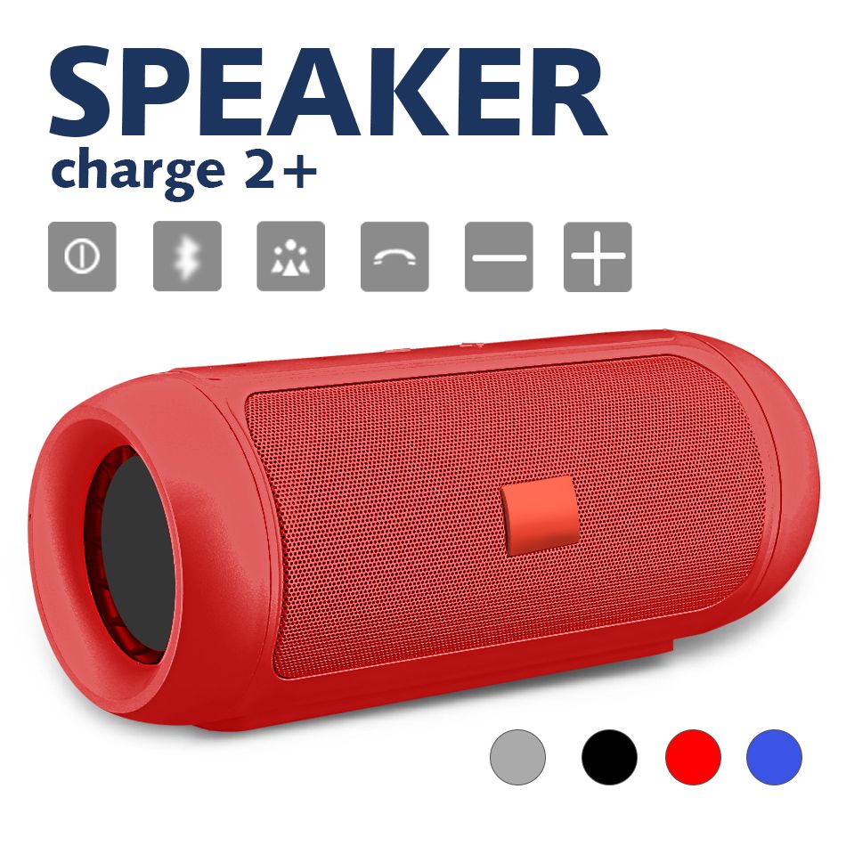 2019 Subwoofer Portable Charge 2+ Bluetooth Speaker