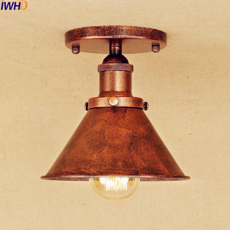 2018 antique led ceiling lamp home lighting living room loft