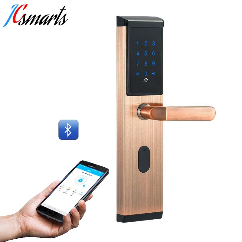 Wifi Enabled Bluetooth Front Door Lock System Keyless Entry Home