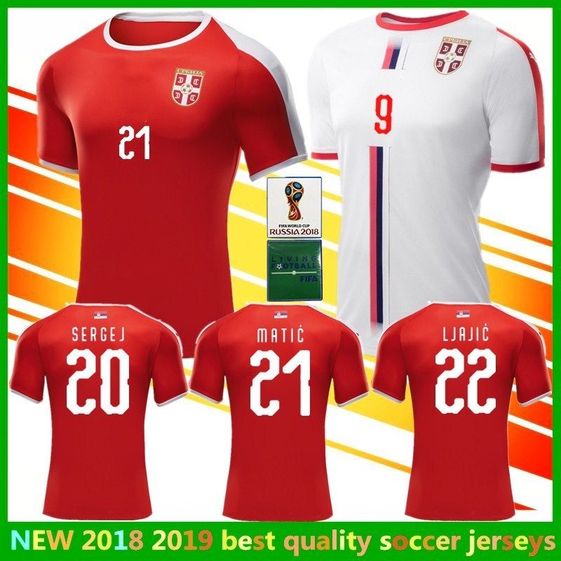 2019 SERBIA Soccer Jerseys MITROVIC Uniform 2018 World Cup Home Away