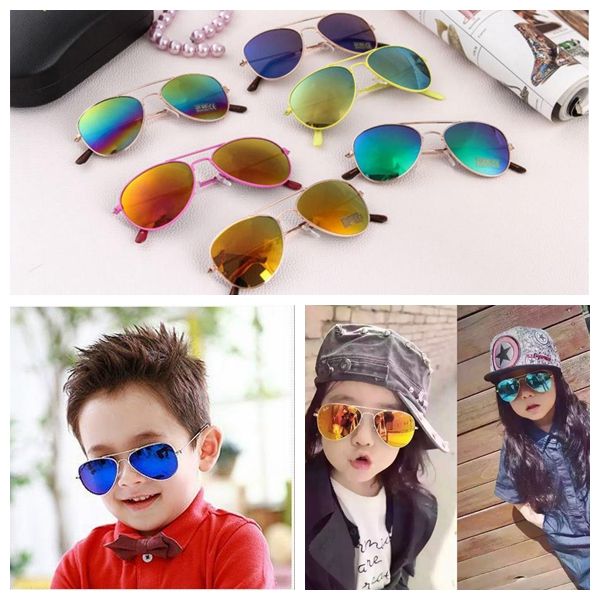Fashion Baby Boys Kids Sunglasses Piolt Style Brand Design Children Sun Glasses