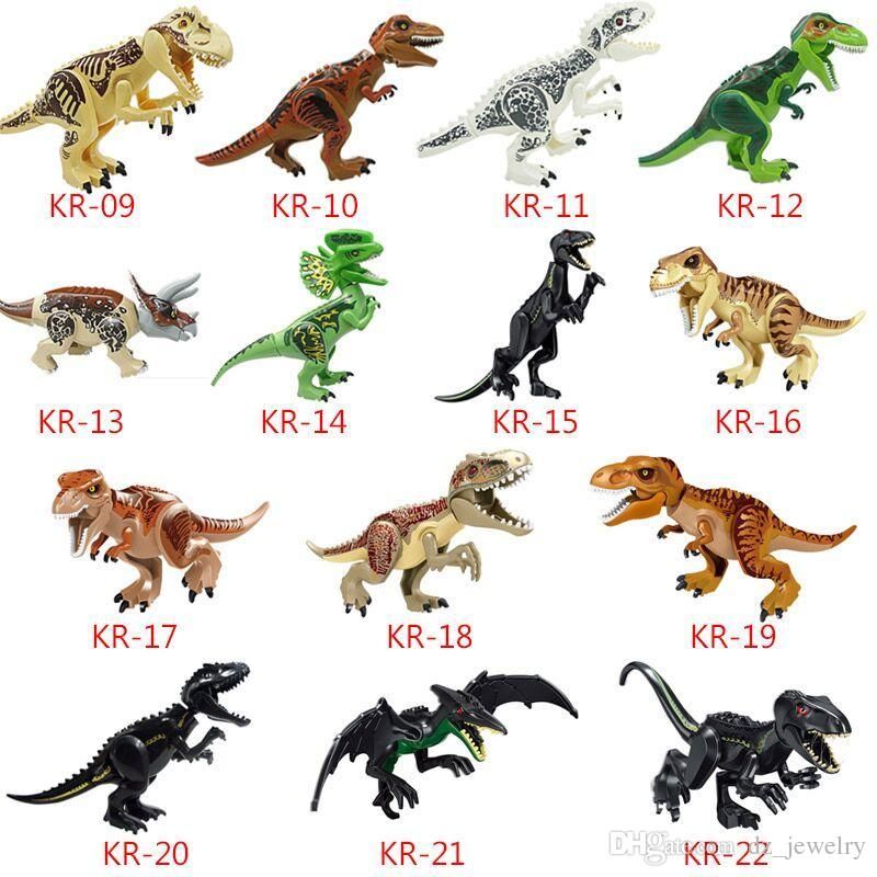Dinosaure Blocs De Construction 3d Assemblée Abs En Plastique Dunosaure Figurines Miniatures Jurassic Park Le Monde De Dinosaure Pour Les Enfants