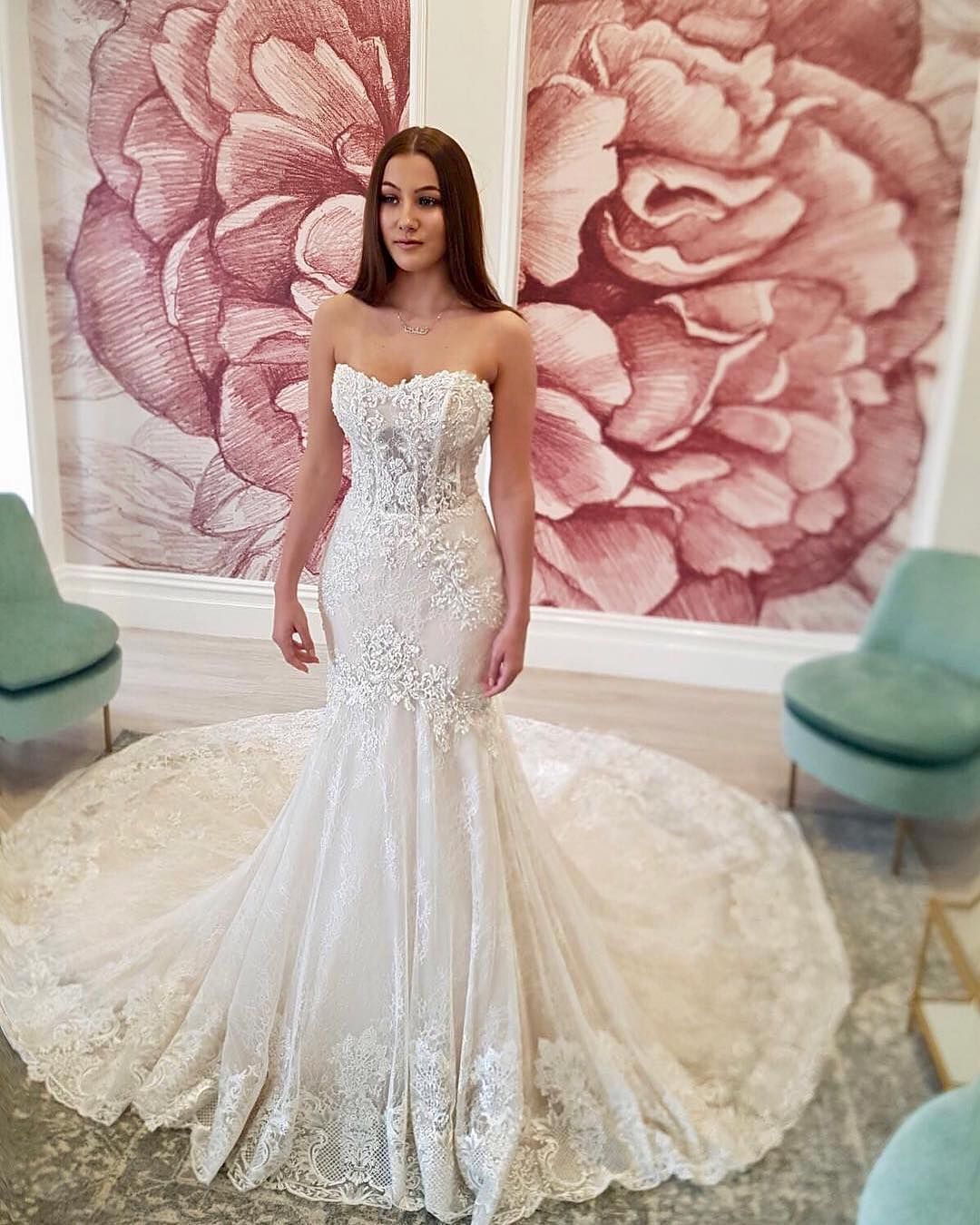 Fabulous Ivory Lace Mermaid Wedding Dresses 2019 Sexy