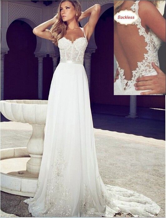 gorgeous beach wedding dresses