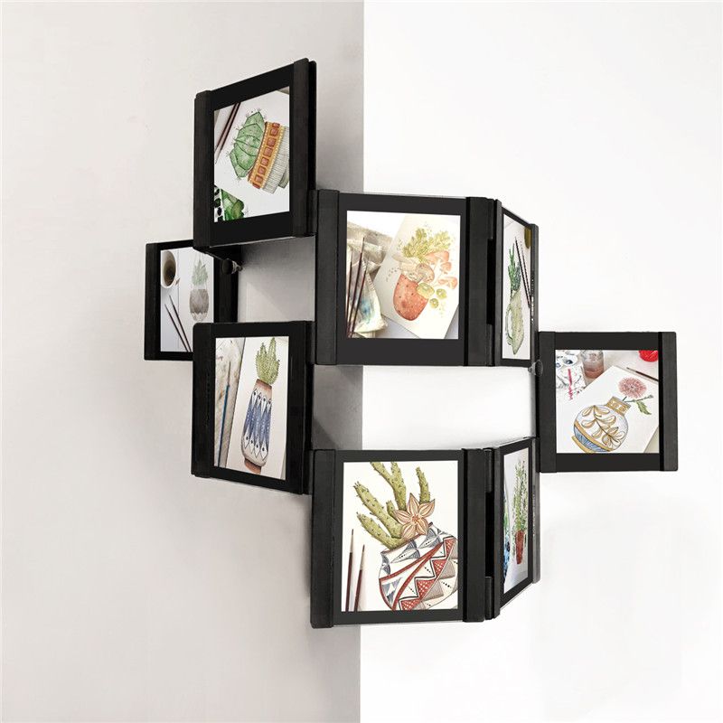 Whole 3d Diy Transpa Wall Collage Picture Frame Desktop Photo Frames Set Easily To Assemble And Detachable