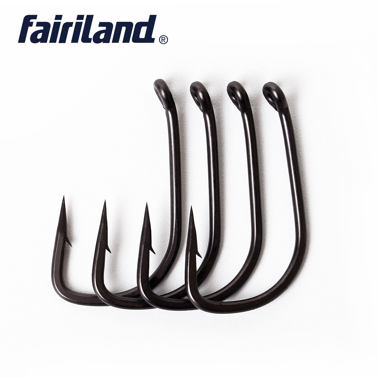 Fishing Hooks TFSHB Fishhooks with Barbed 2 4 6 8 High Carbon