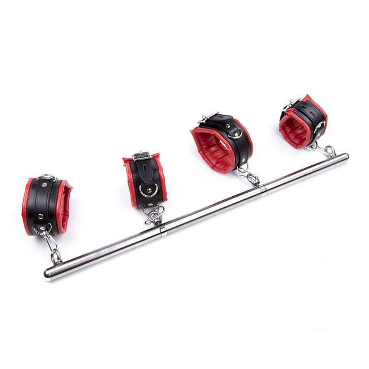 Großhandel Edelstahl Verstellbare Spreizer Bar Mit Handschellen Manschetten Fesseln Mit Vorhängeschlösser Metall Fessel Bondage Gear Sling Bar Spielzeug Von ... Großhandel Edelstahl Verstellbare Spreizer Bar Mit Handschellen ...