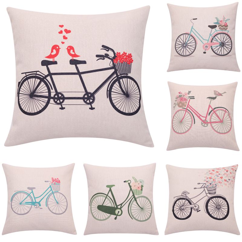 Wholesale Spring Bicycle Throw Pillow Cover Love Birds Decorative Delectable Decorative Pillow Covers Wholesale Wholesale Spring Bicycle Throw Pillow Cover Love Birds Decorative Delectable Decorative Pillow Covers Wholesale