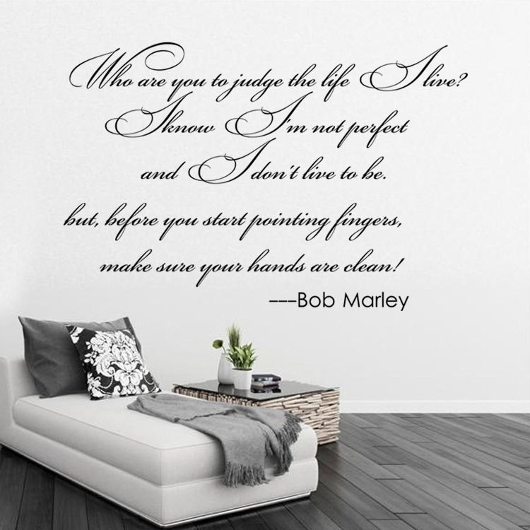 bob marley quotes wall decals vinyl word and letters wall art decals