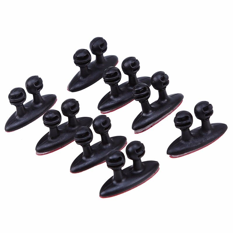 Car Wire Clip USB Cable Fixed Clamp Charging Cable Holder Adhesive Car