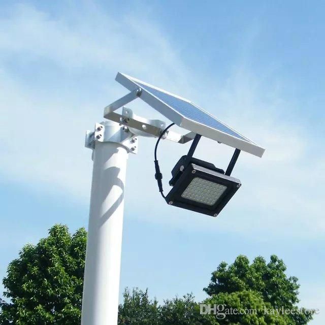 Outdoor Solar Flood Lantern Garden Led Light With 54pcs And 6w Panel Hoting Best Design Factory