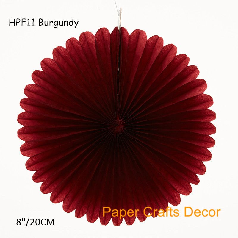 2019 8inch 20cm burgundy