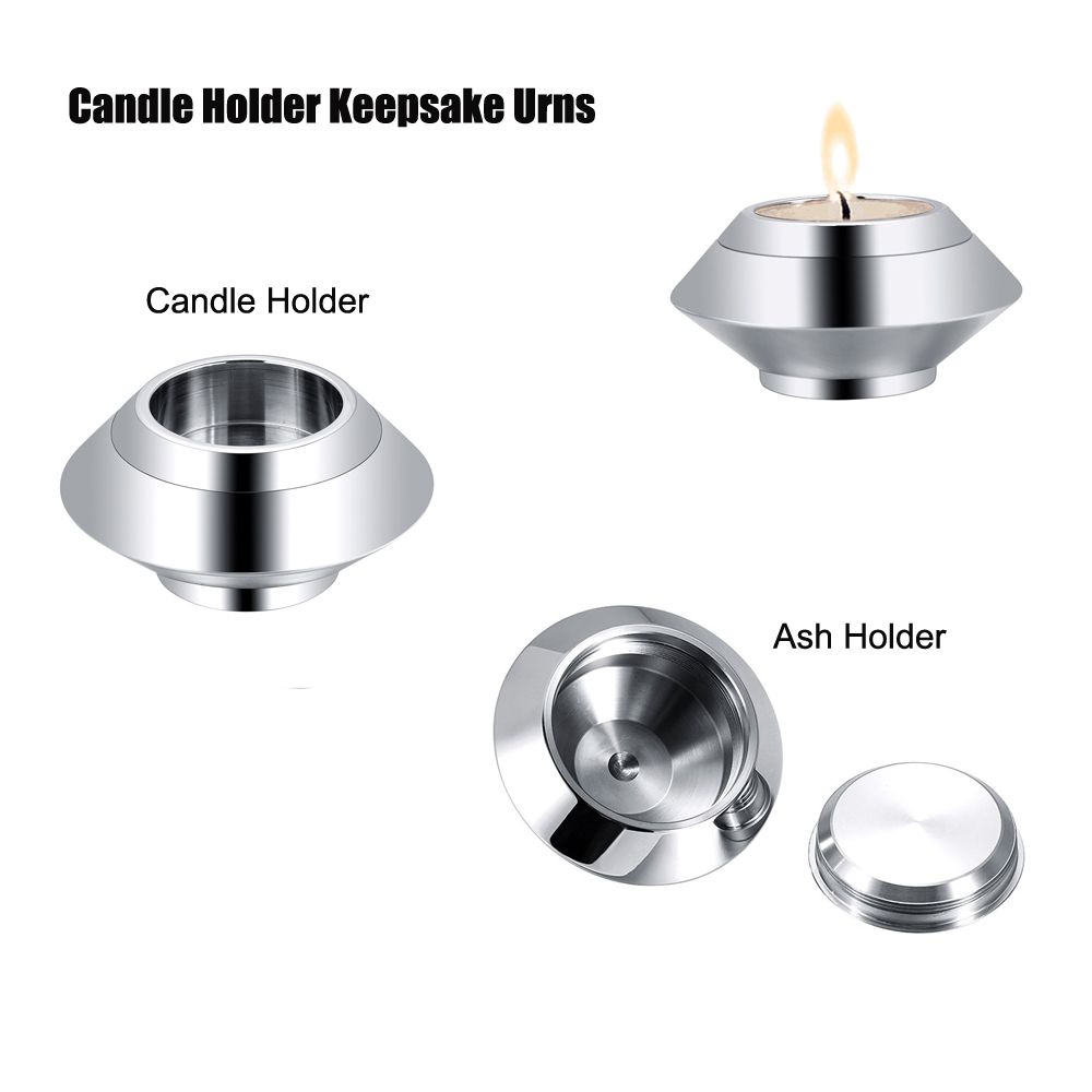 Votive Candlestick Urn For Human Ashes Holder Keepsake Cremation