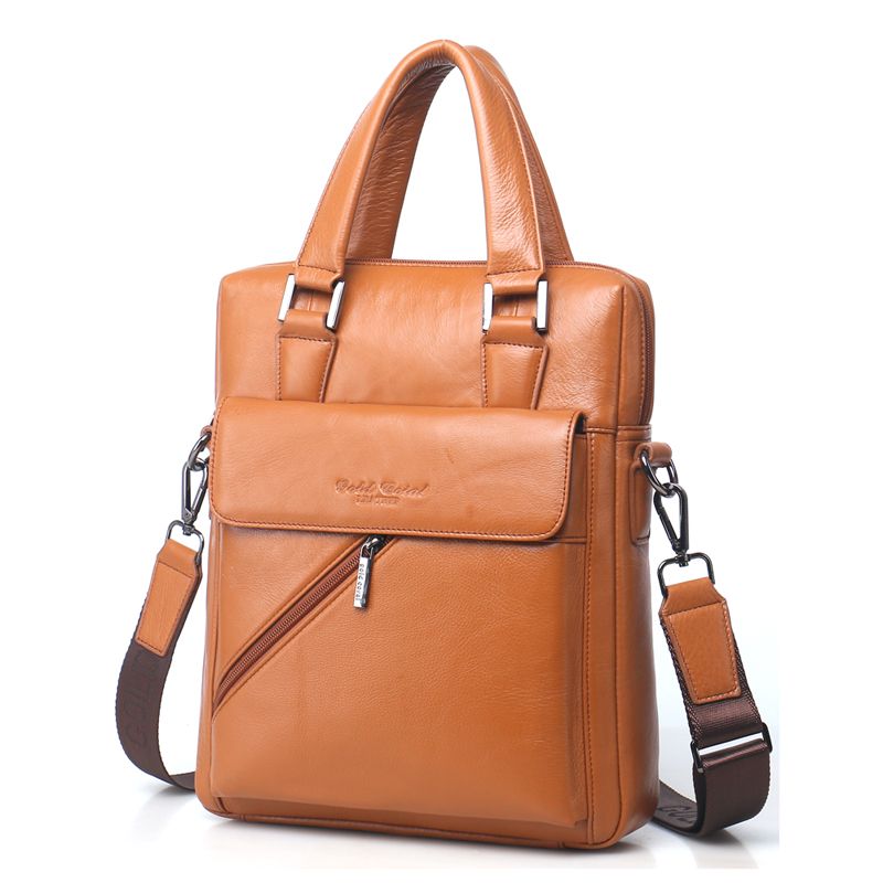 Men Business Leather Handbag Briefcase Crossbody Messenger Shoulder Bag
