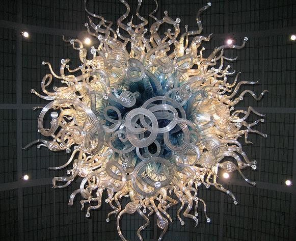 Modern Crystal Chandelier Contemporary Led Lights Hand Blown Murano Modern Crystal Chandelier Contemporary Led Lights Hand Blown Murano Glass Ocean Round Chihuly Style