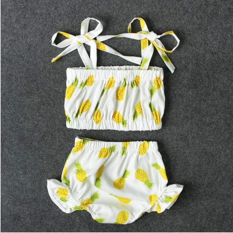 baby girl pineapple swimsuit