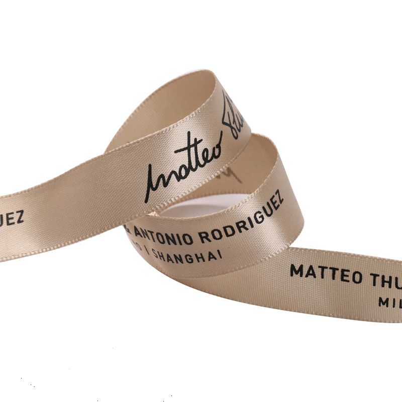 2019 Custom Gift Ribbon/ Print Logo Satin Ribbon/Packaging Ribbon For