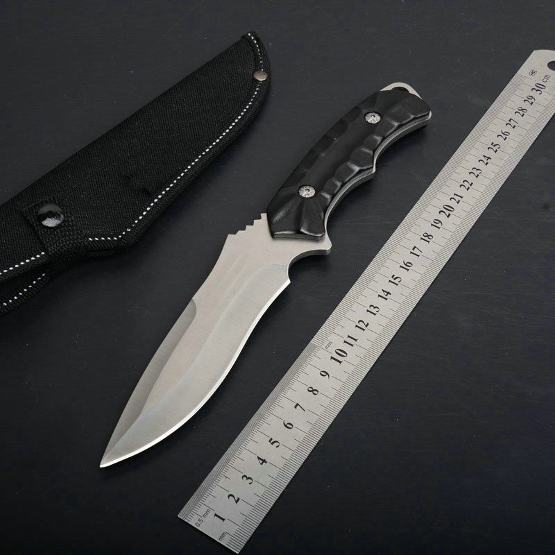 Colombia Sanjia K603 Straight Fixed Blade Knife 5Cr15Mov Aluminum ...