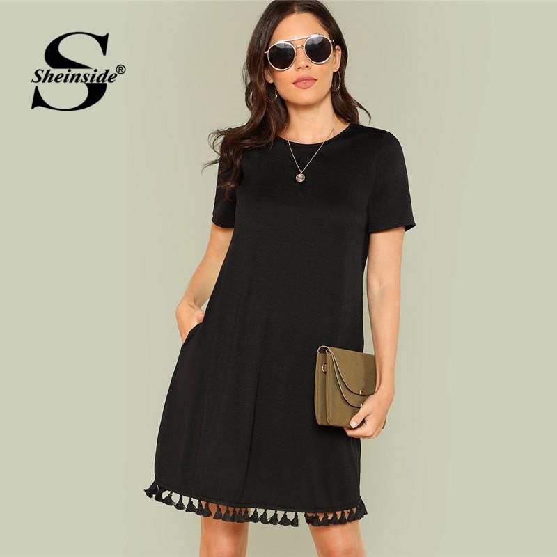 Black Shift Dress