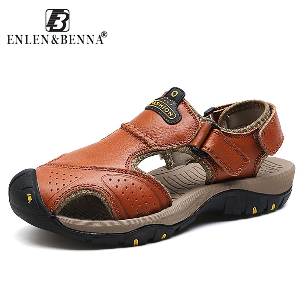 Men Leather Sandals For Beach Wedding Wohndesign