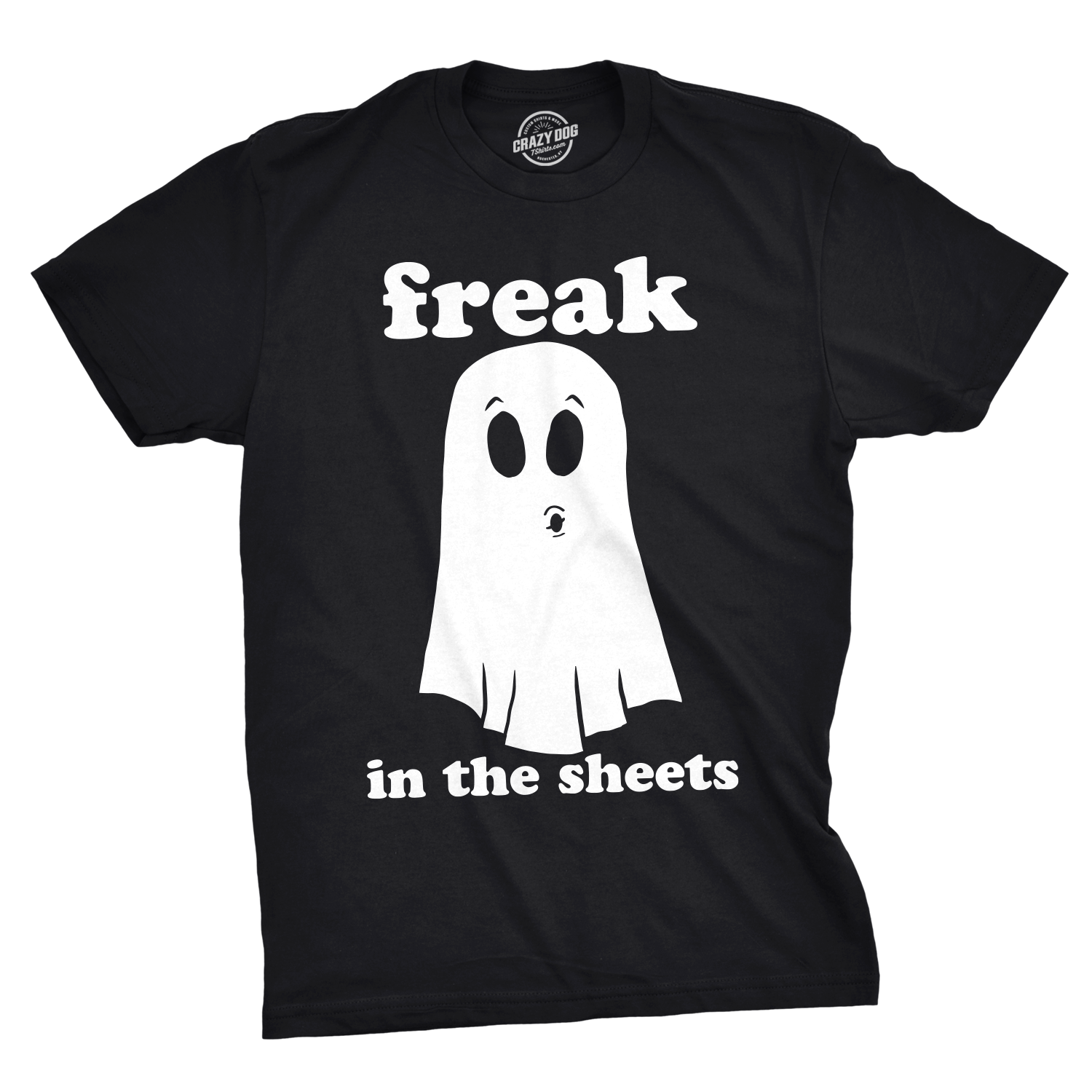 mens freak in the sheets tshirt funny bedsheet ghost halloween tee tee shirt sheet