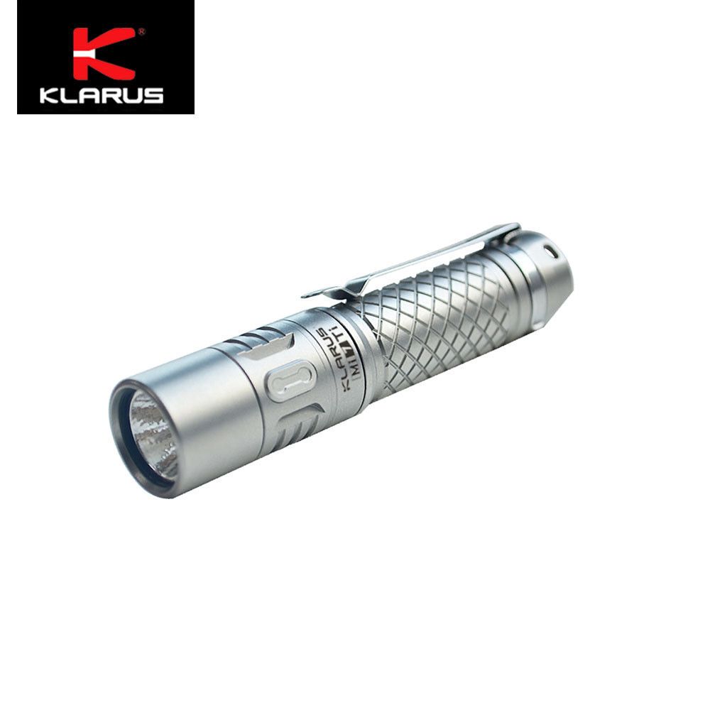 2020 Klarus Mi7 Ti 700lumens CREE LED Titanium EDC Flashlight W/ AA