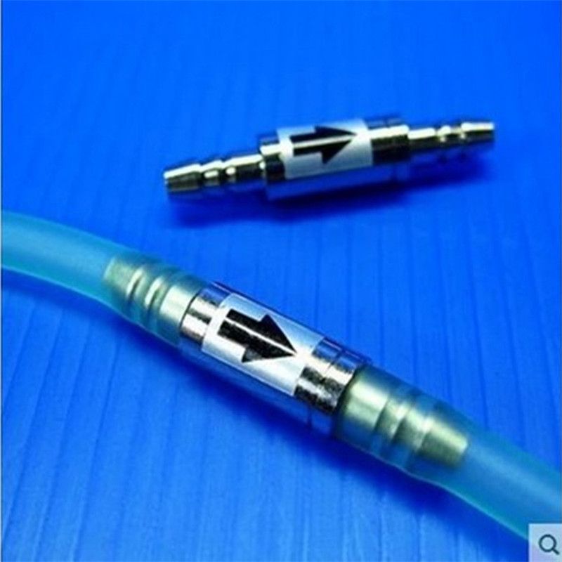 2021 Stainless Steel Aquarium CHECK VALVE Co2 Line 4/6mm Tubing
