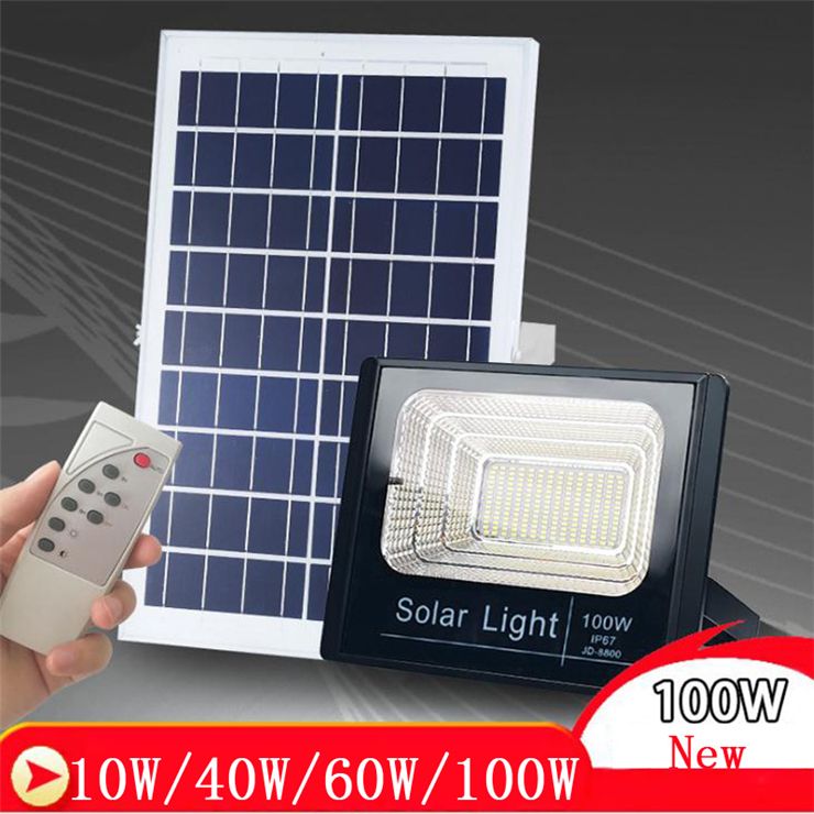 2019 Solar Floodlight 10w 40w 60w 100w Outdoor Flood Lights Ip65 2019 Solar Floodlight 10w 40w 60w 100w Outdoor Flood Lights Ip65 Spotlight Powered Led Light Wall From Lead 35 2 Dhgate