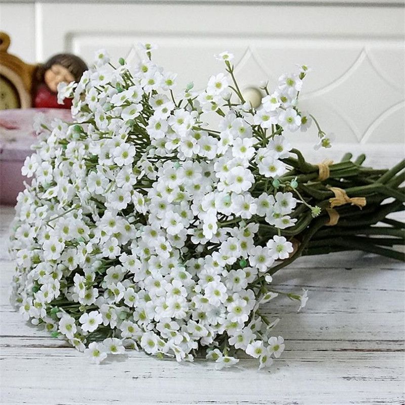 2019 NEW Fake Gypsophila Bridal Bouquet Simulation Babysbreath For