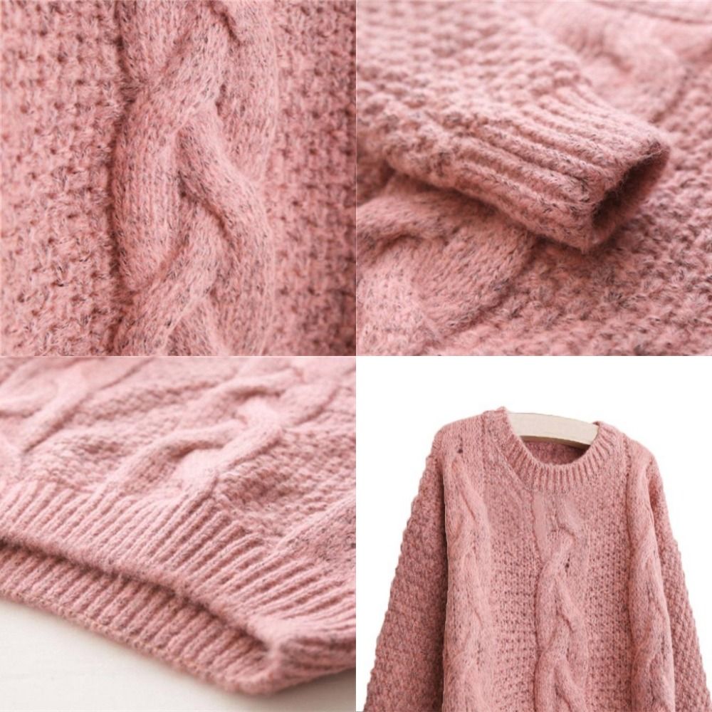 Acheter Pull Femme 2018 Automne Hiver Femmes Mode O Cou Twist Pulls Et Pulls Rouge Epais Tricot Mohair Pull Femme Lache De 24 91 Du Armani10 Fr Dhgate Com