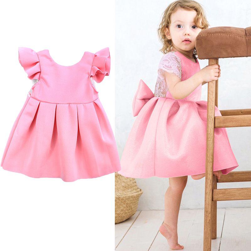 Butterfly Bow Prom Dress