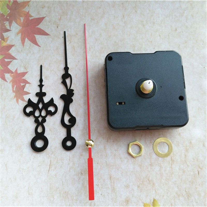 Wholesale Sweep Standard Quartz Clock Movement with Black Hands Red