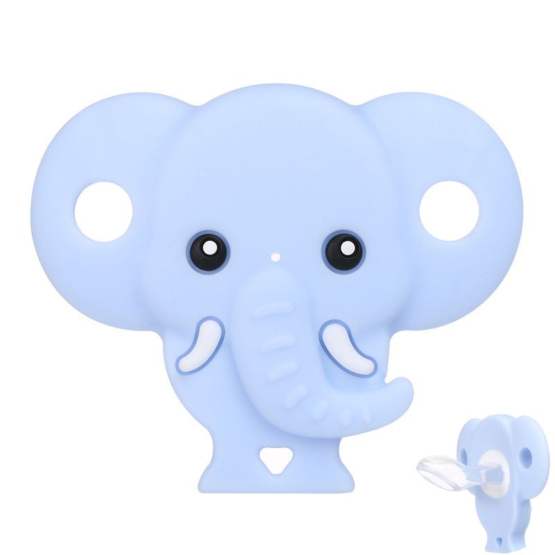 2019 baby pacifier cute elephant shape dummy food grade safe elephant shape