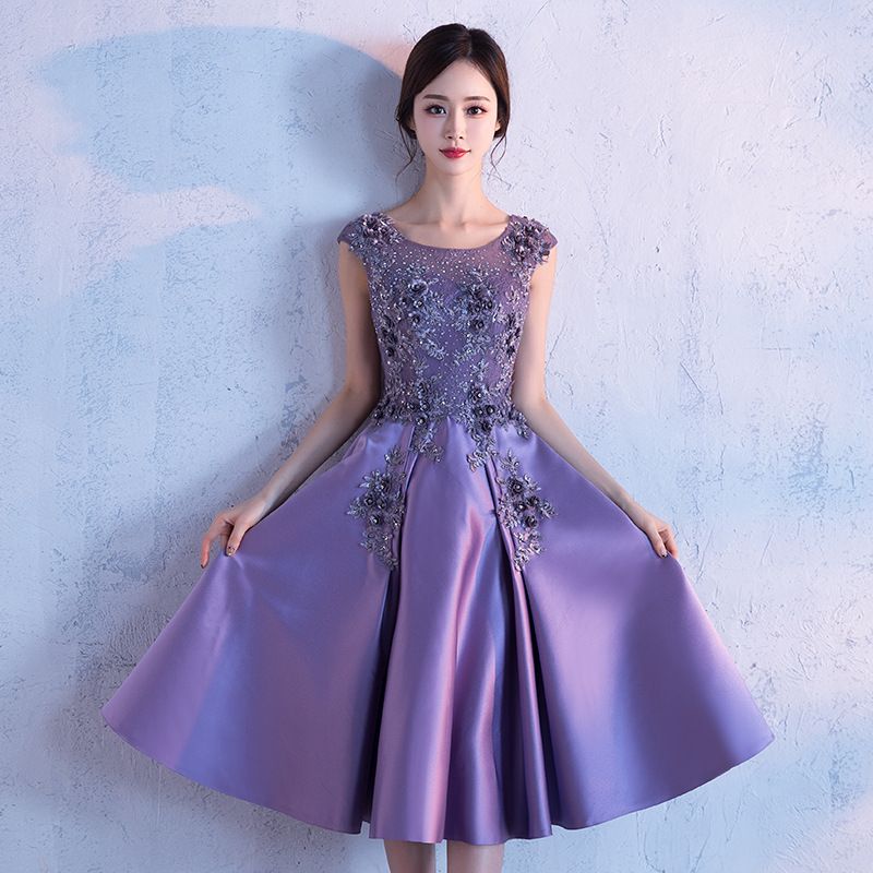Short Purple Dresses