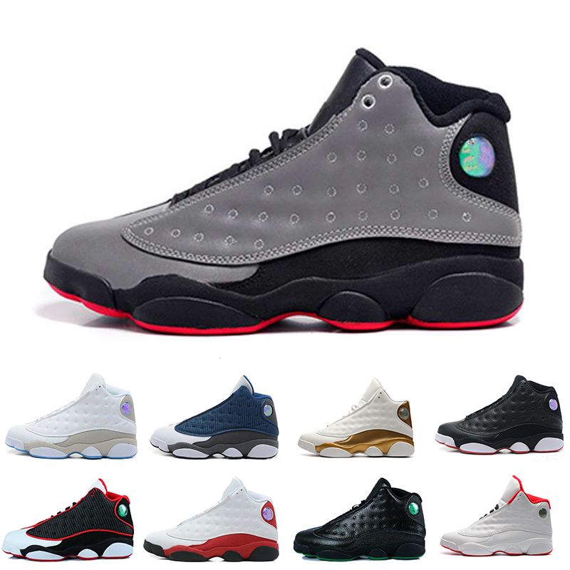 13 13s Mens Basketball Shoes Phantom Chicago GS Hyper Royal Black Cat