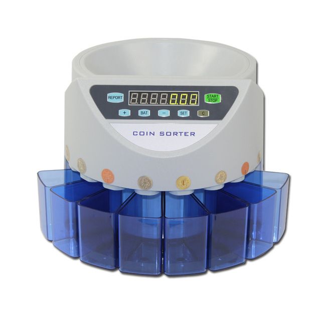 Electronic Coin Sorter Coin Counting Machine For Most Of Countries UK
