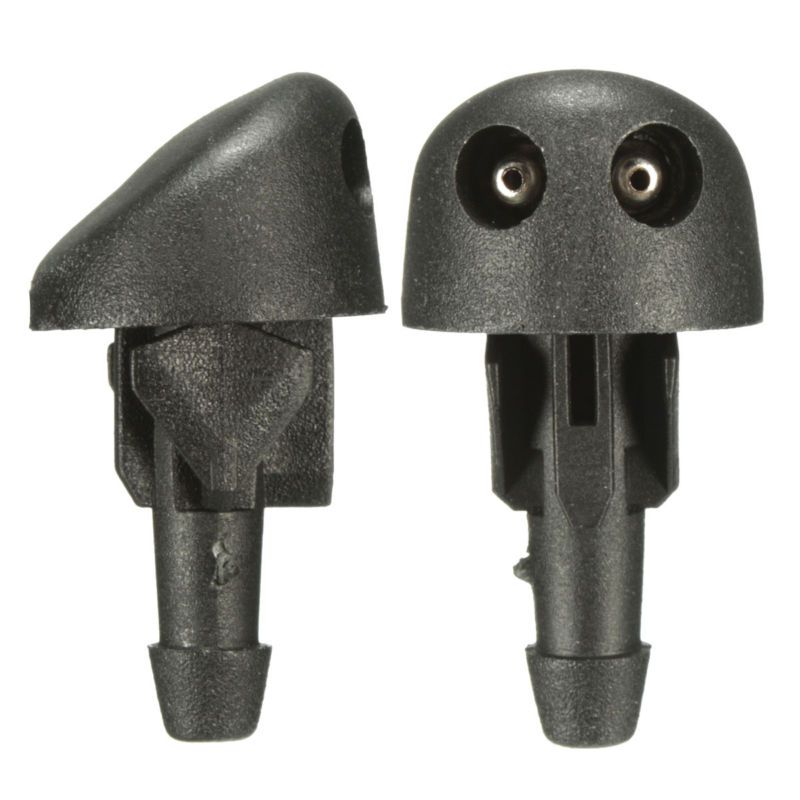 PCS Front Windscreen Washer Jet Nozzle Water Spray Jets For 2pcs front windshield washer nozzle spray jet plastic black