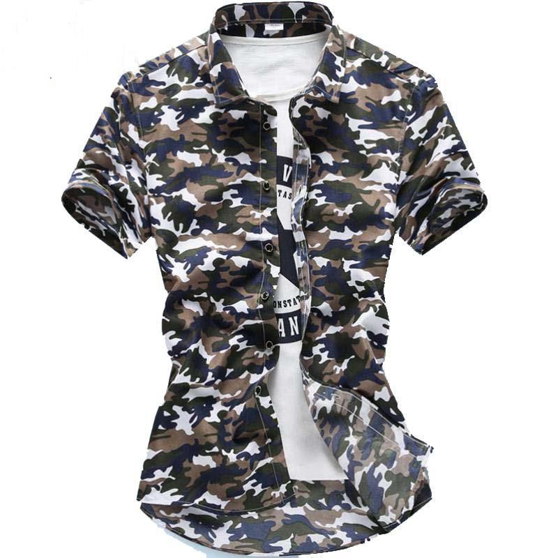 camo dress shirts for men