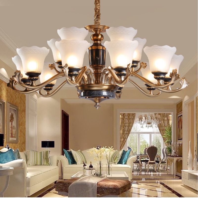 Led Chandeliers Living Room Jade Lamp Modern Restaurant Bedroom Led Chandeliers Living Room Jade Lamp Modern Restaurant Bedroom Study Candle Light Stained Glass Chandelier Pendant Long Designer