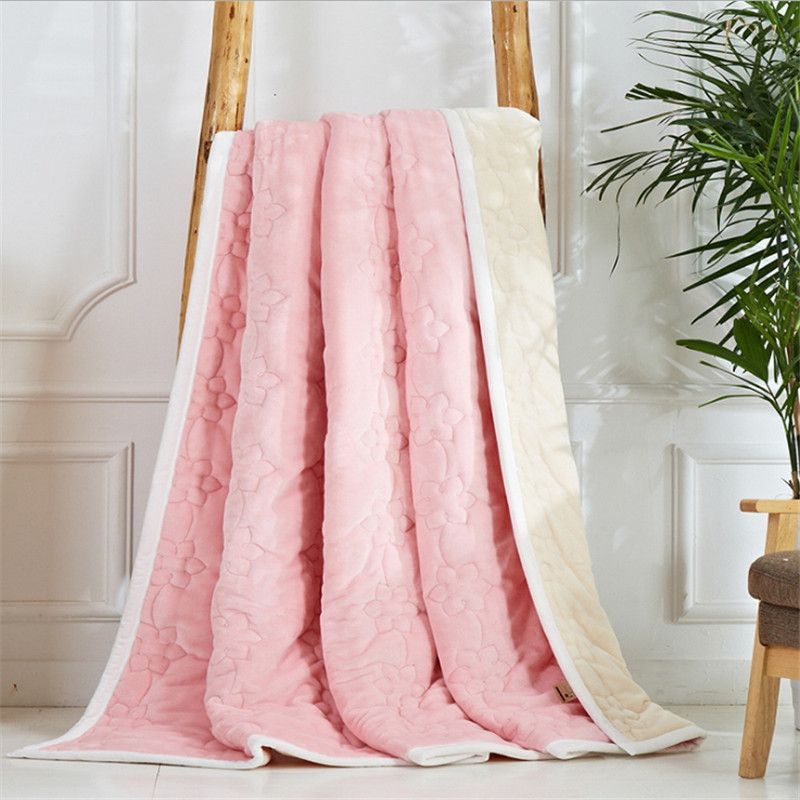 high quality all color flannel blanket heavy blanket winter cotton