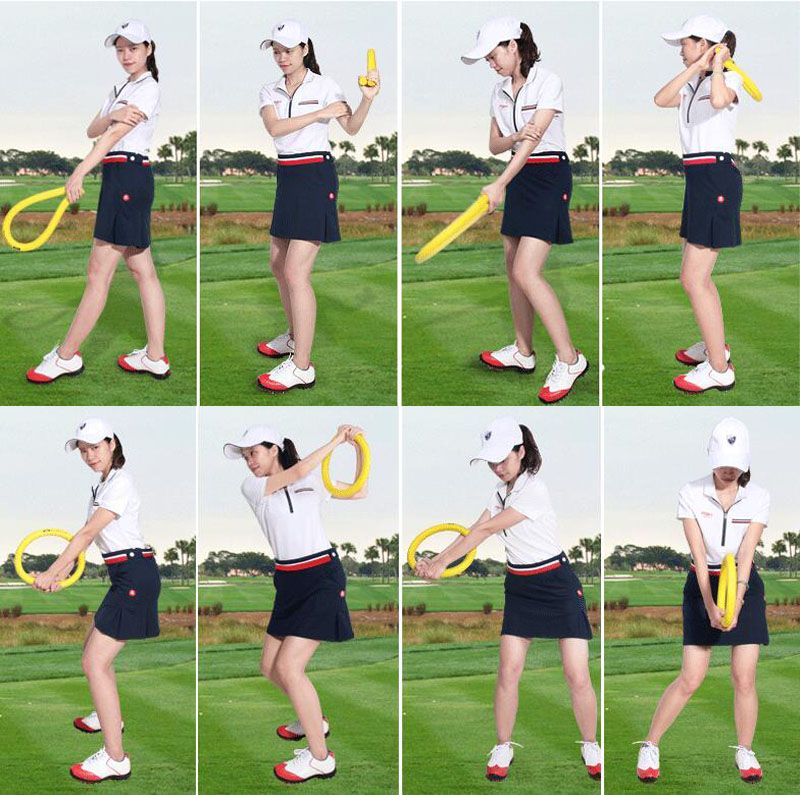 Practice Guide Golf Swing Trainer Beginner Gesture Alignment Golf Clubs Correct Wrist Training Aids Accessories Swing Trainer