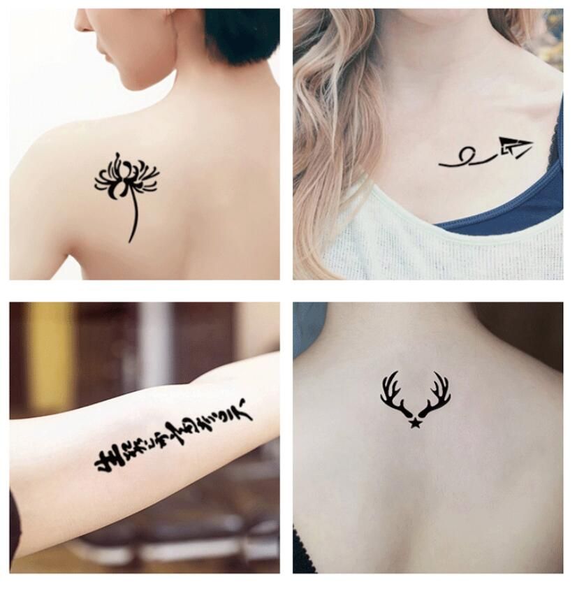 Special Waterproof Tattoo  Sticker  Embroidery Body Stickers  