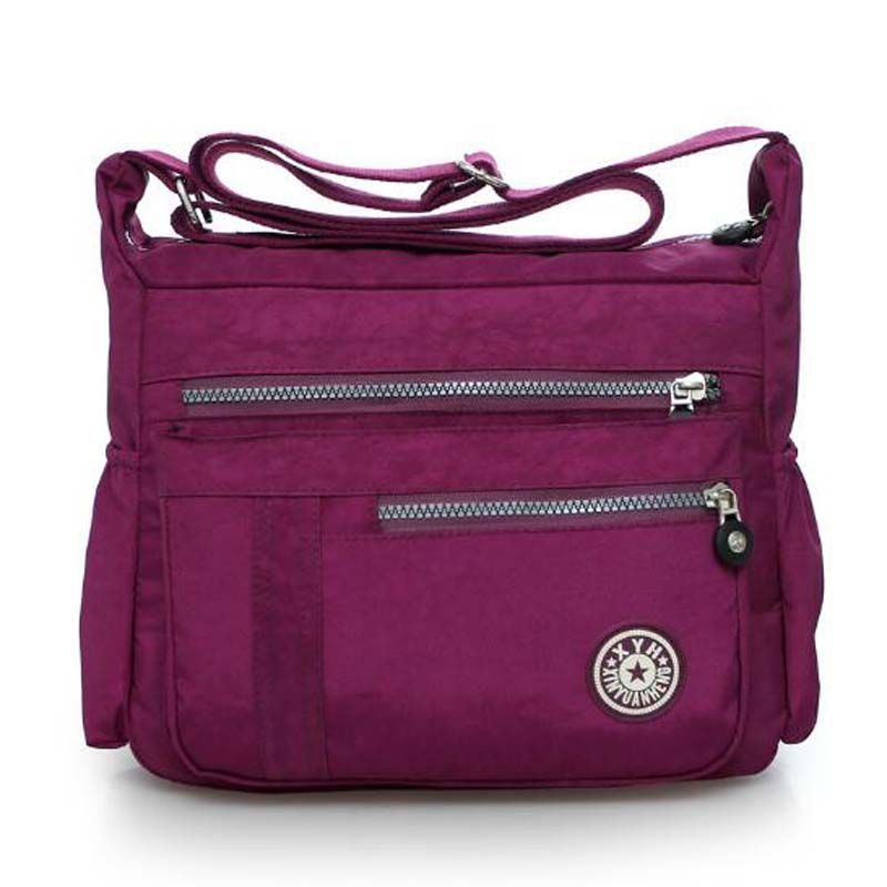 Bolsos de mensajero de las mujeres señoras de nylon bolso de viaje bolsa casual hombro al aire libre femenino de alta calidad de gran capacidad bolsos crossbody