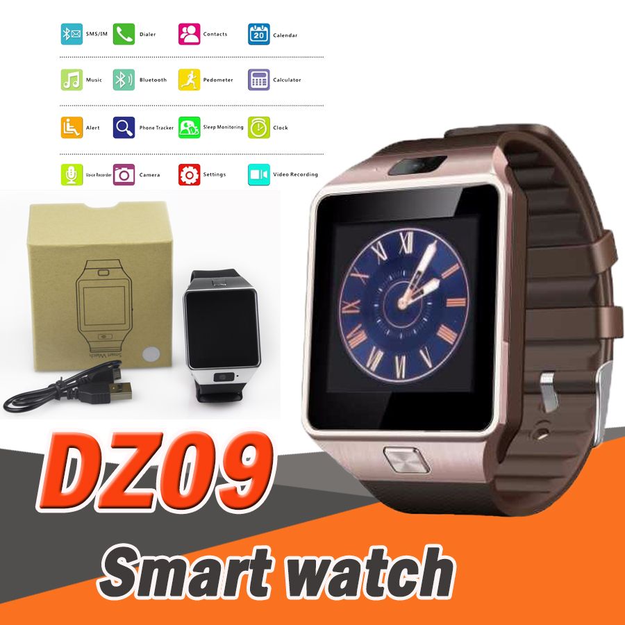 DZ09 Bluetooth Smart Watch For Android IPhone Smart Watchs SIM