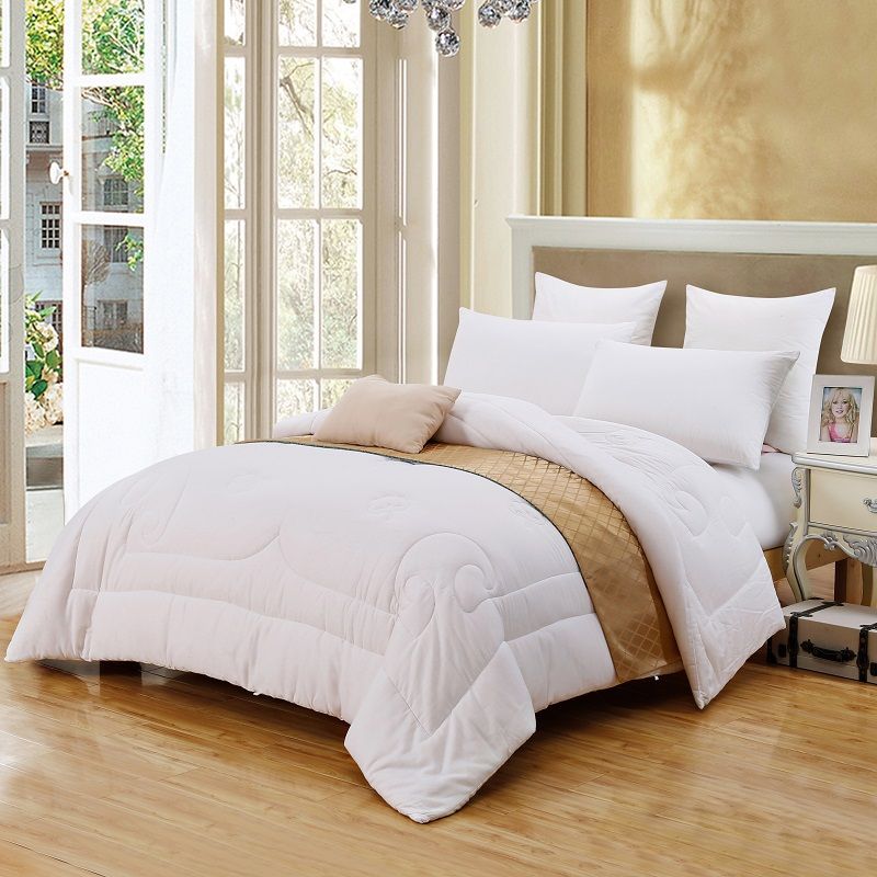 2019 Luxury 100 Cotton White Comforter Bedding Set Twin Full Queen 2019 Luxury 100 Cotton White Comforter Bedding Set Twin Full Queen King Size S Kids Throw Blanket Quilt For Winter Autumn Summer From Sshu