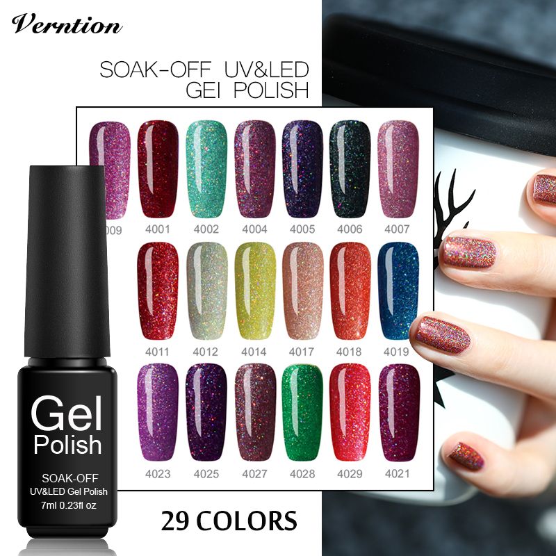 Neon Yellow Egenblandat Glitter Handmalad Nail Art Nails