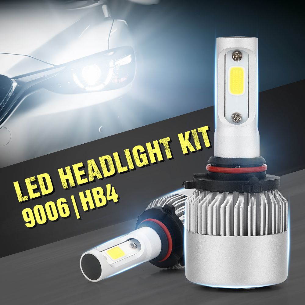 Auto Auto LED Scheinwerfer Lampen Lampen Kit S2-H4 H13 H11 9005 9006 9007 Nebelscheinwerfer 6500K Anti-Staub Single Bright