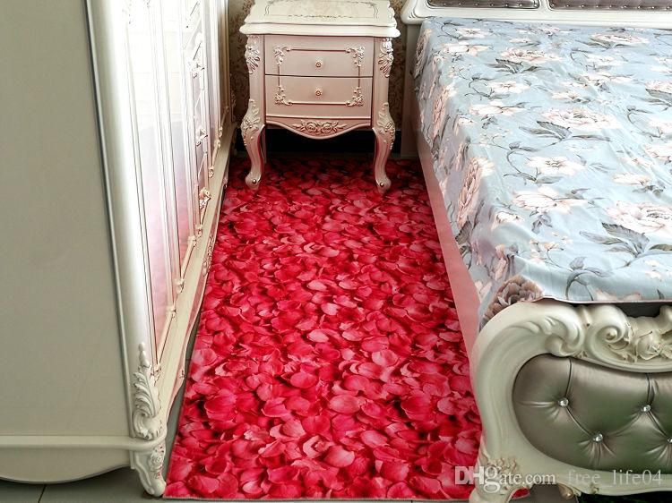 multi size 3d pink red carpet bedroom decorating soft floor carpet