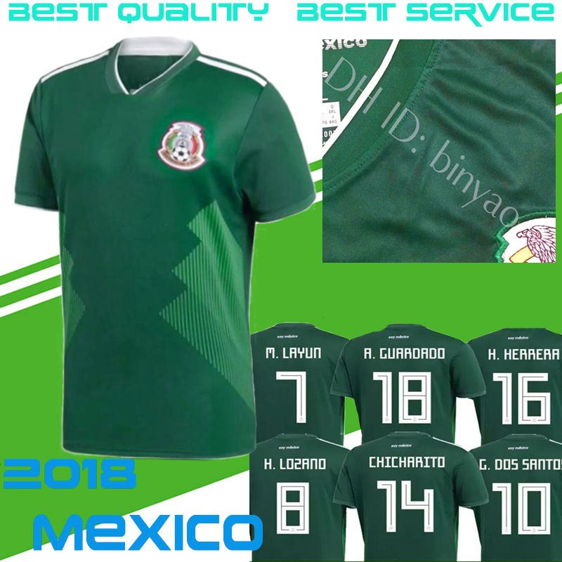 2020 MEXICO SOCCER JERSEYS 2018 World Cup Thailand CHICHARITO CHUCKY