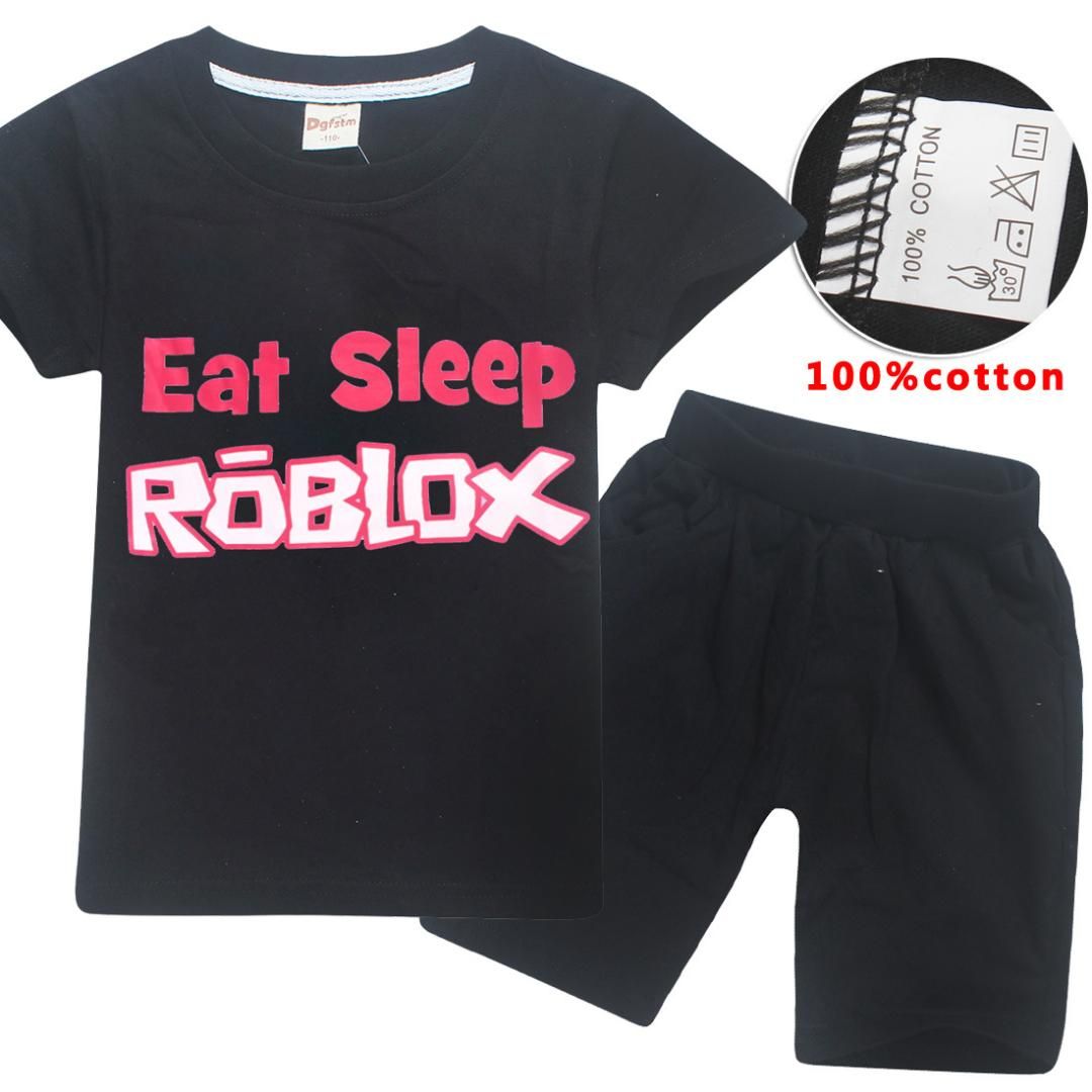 2018 Roblox Children S Clothing Set Summer Short T Shirt Pants Short Sets Costume Infantis Menino Roupas Rogue e Cartoon Tops From Oliveer